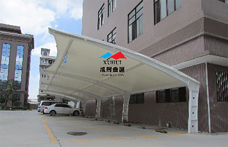 江门市雷利照明公司车棚案例