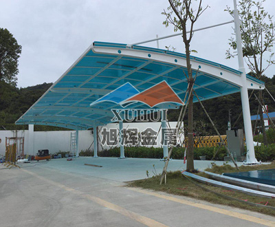中海石油深圳有限公司钢结构车棚