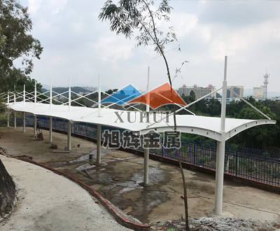 东莞恐龙谷观景膜结构雨棚