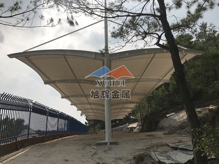东莞恐龙谷观景膜结构雨棚