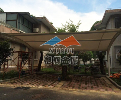 江门军分区膜结构车棚