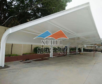 鹤山红城建材有限公司膜结构车棚
