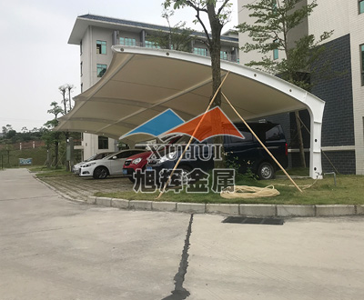 江门军事教育基地膜结构车棚