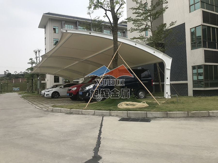 江门军事教育基地膜结构车棚
