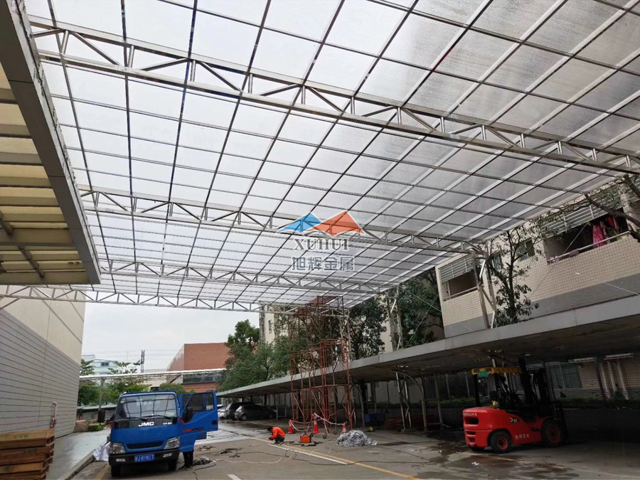 铁将军出货台雨棚案例