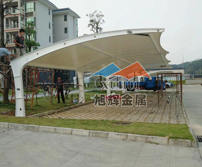 江门军事训练基地停车棚工程