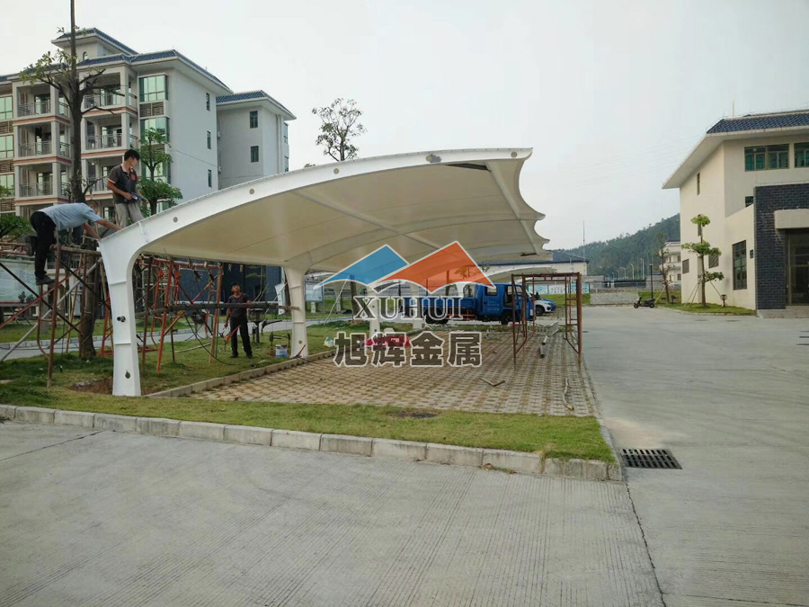 江门军事训练基地停车棚工程