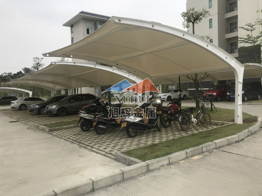 江门军事训练基地停车棚工程
