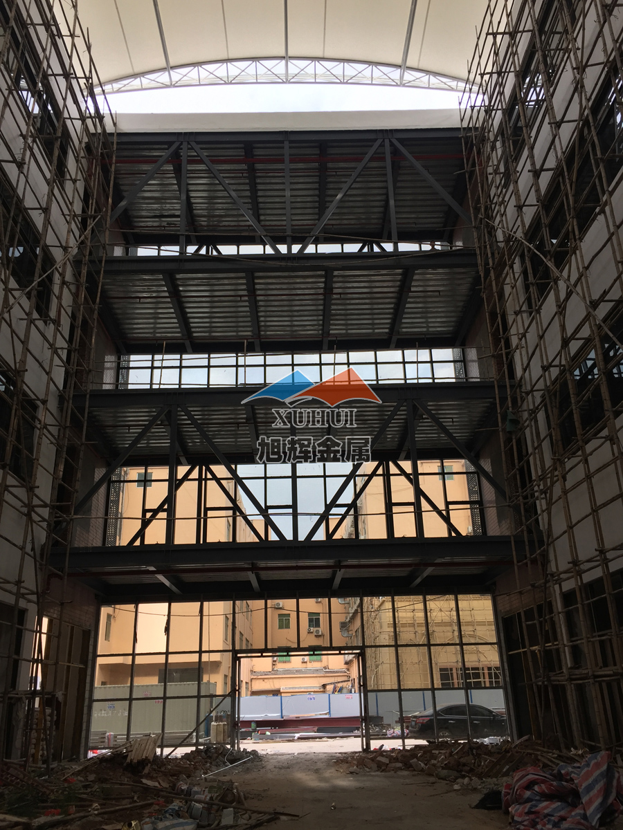 深圳福永信息港钢结构连廊工程