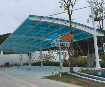 深圳大鹏新区海油公司停车棚工程